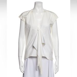 vintage YSL blouse with billowy accent